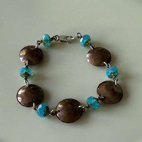 Jewelry - Copper & sterling silver bracelet